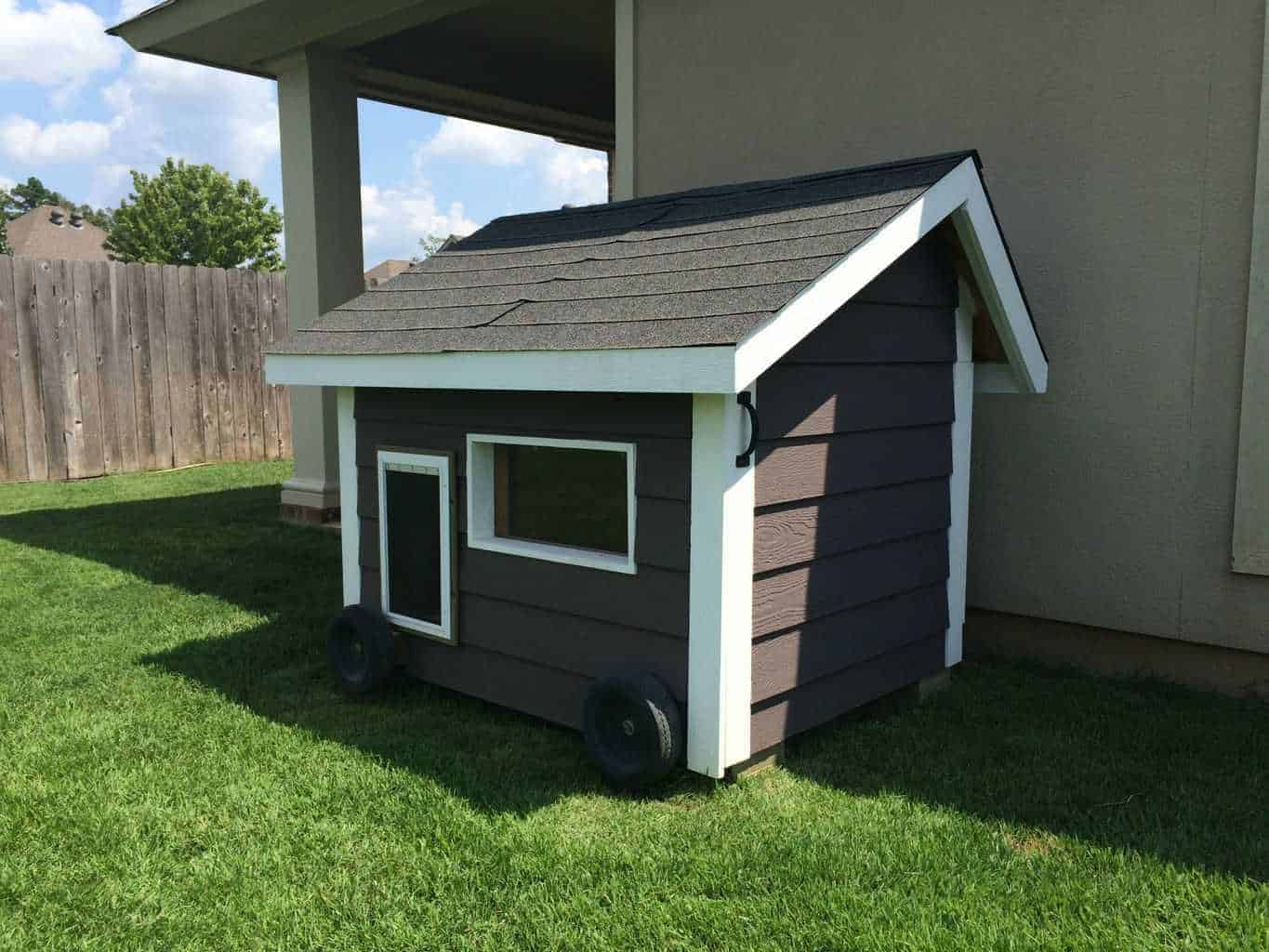 Build a frame dog house